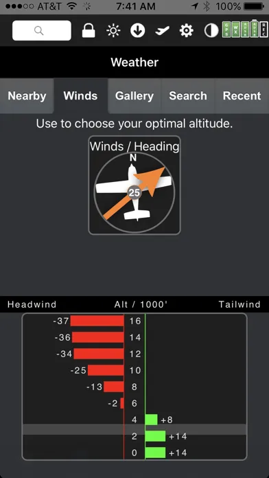 FlyQ+ EFB Screenshots