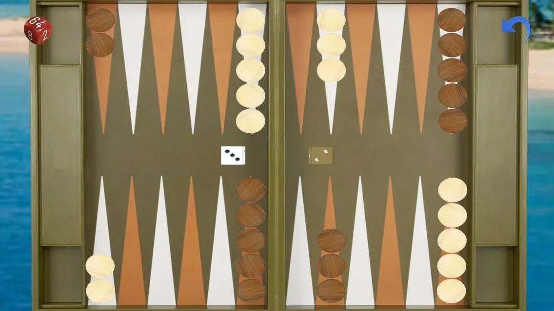 Capturas de tela do Advanced Backgammon