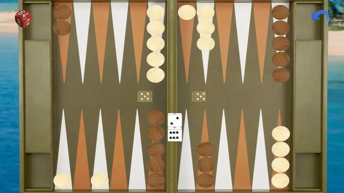 Capturas de tela do Advanced Backgammon