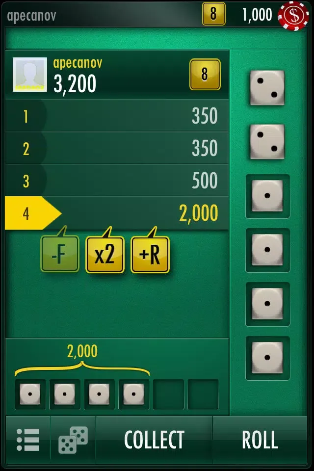 Farkle Ultimate سکرین شاٹس