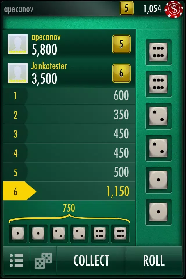Farkle Ultimate سکرین شاٹس