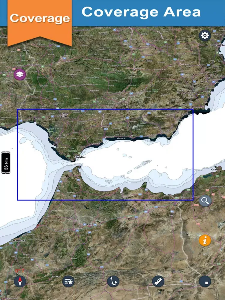 Andalusia Charts For Boating iPad 应用截图