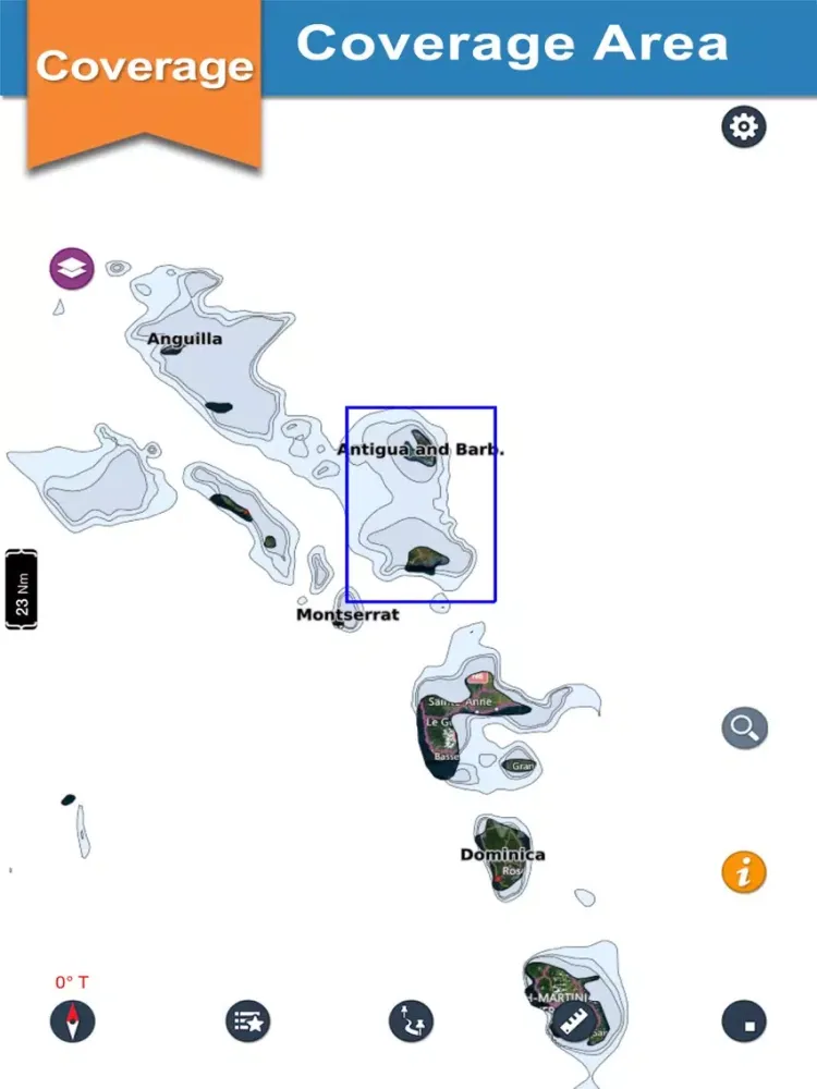 Capturas de pantalla de Antigua & Barbuda Boating Maps iPad 