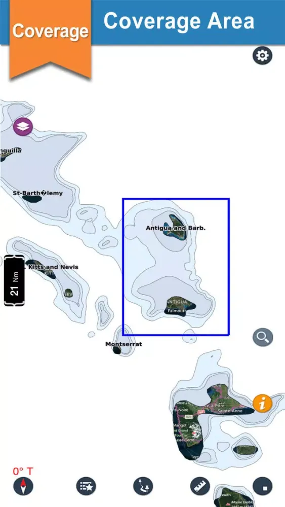 Capturas de pantalla de Antigua & Barbuda Boating Maps