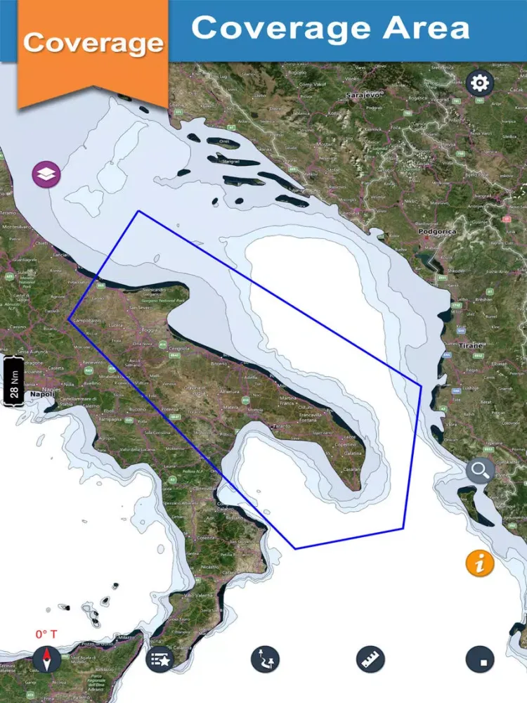 Boating Apulia Nautical Charts iPad  Ekran Görüntüleri