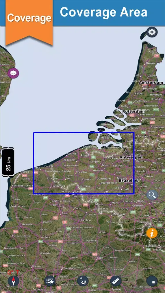 Boating Belgium Nautical Chart スクリーンショット