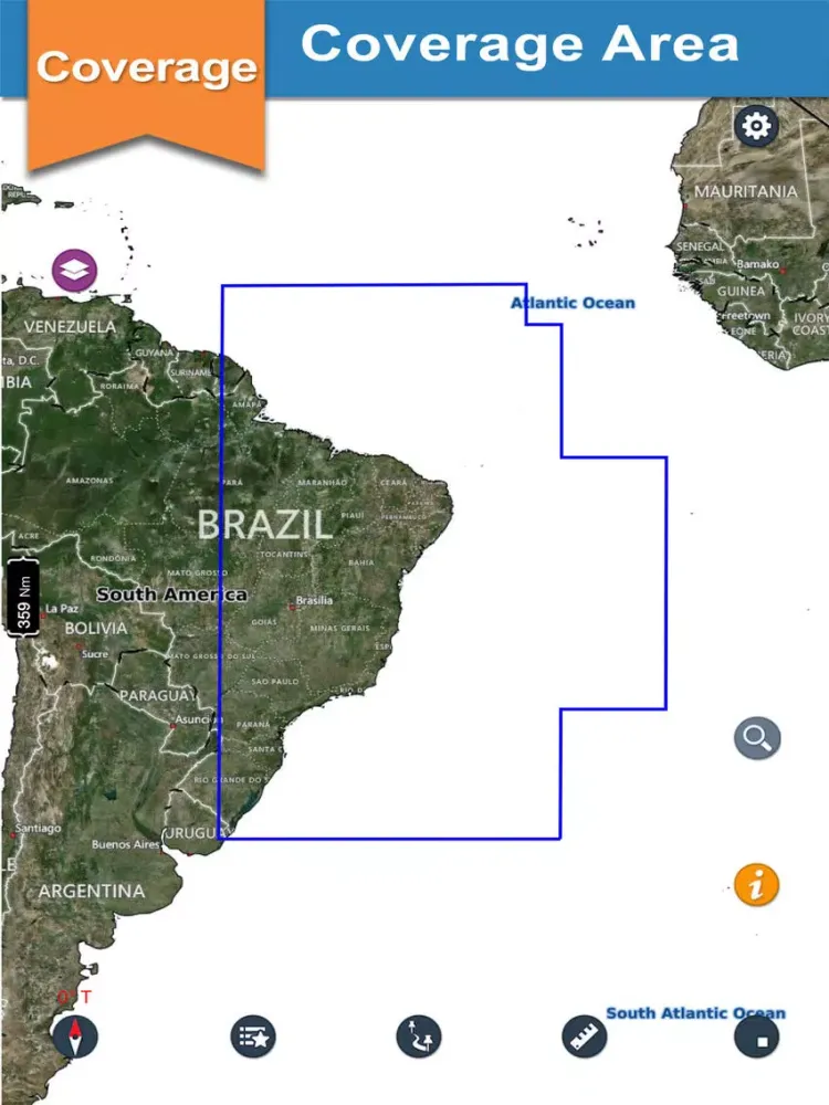 Zrzuty ekranu Brazil Nautical Crusing Charts iPad 
