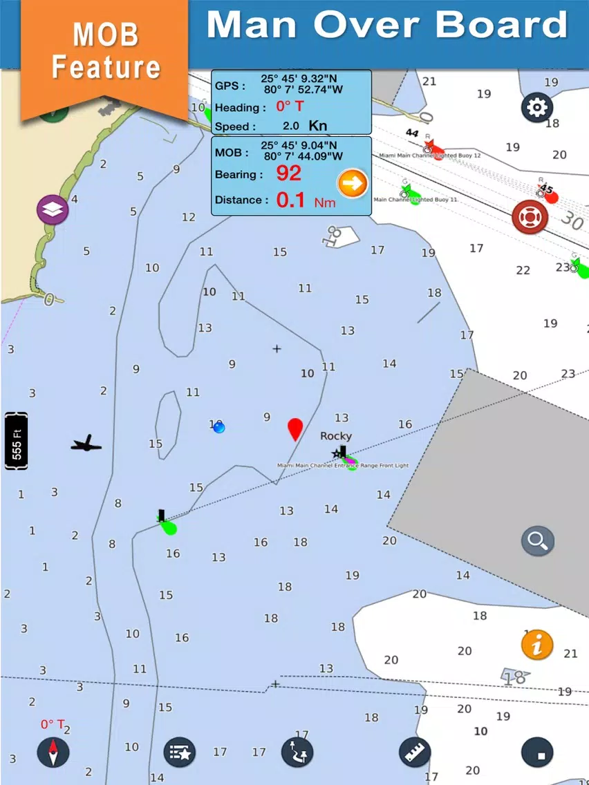 Ảnh chụp màn hình của Nord Pas De Calais offline nautical fishing charts iPad 