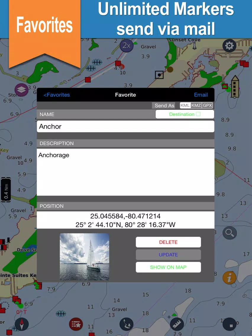 Ảnh chụp màn hình của Nord Pas De Calais offline nautical fishing charts iPad 