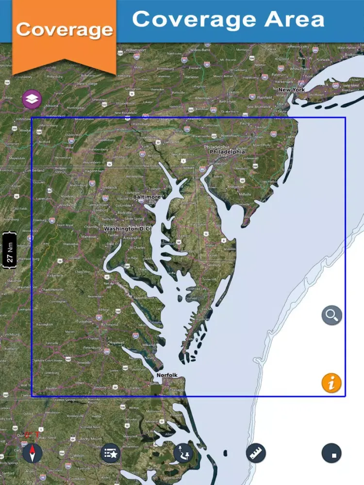 Скриншоты Boating Chesapeake Bay Charts iPad 