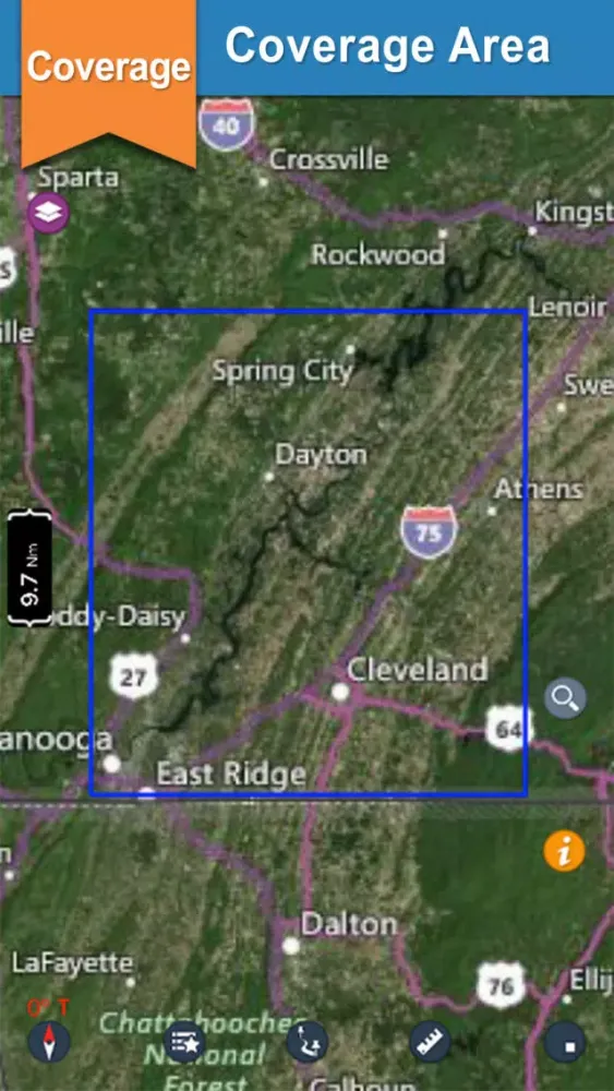 Screenshot di Chickamauga Lake gps offline nautical charts