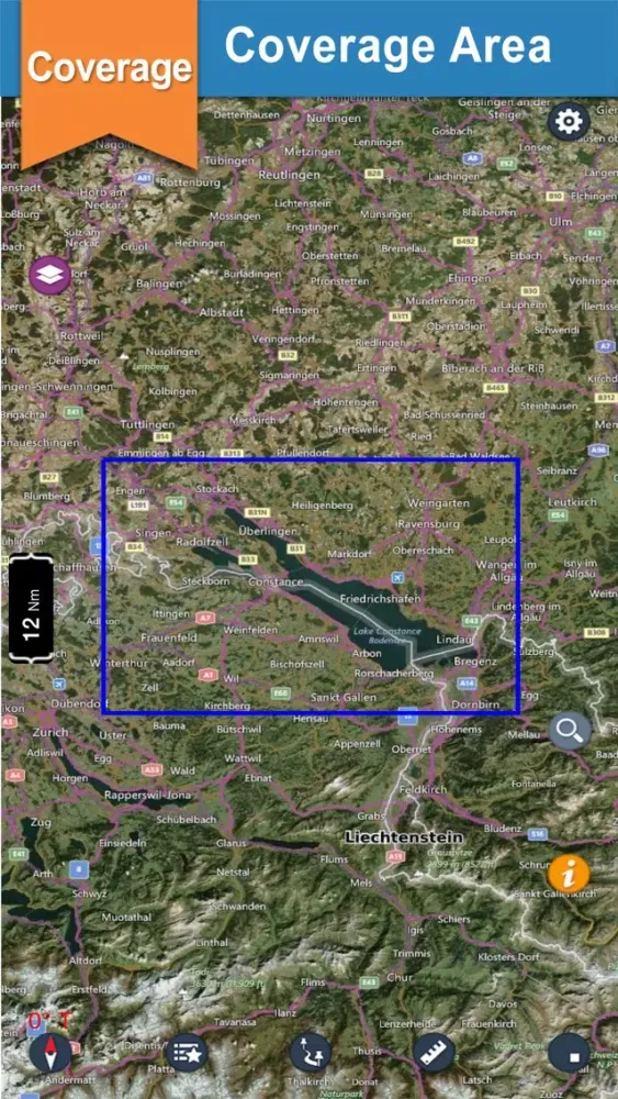 Lake Constance offline nautical charts for boaters Screenshots