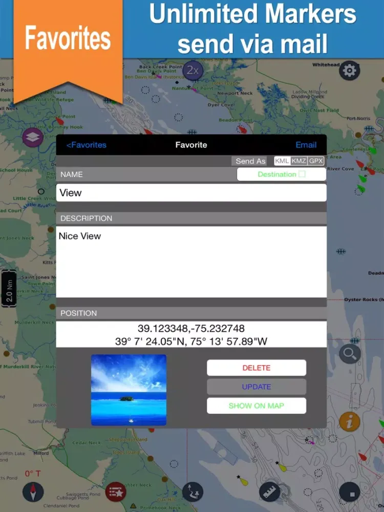 Zrzuty ekranu Marine Croatia Nautical Charts iPad 