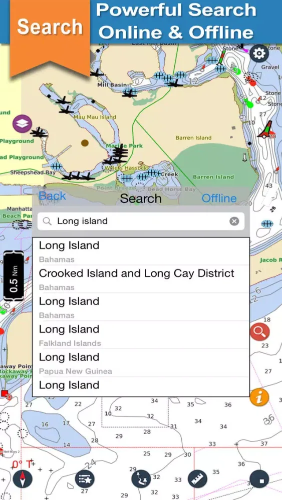 Delaware offline gps nautical charts for cruising应用截图