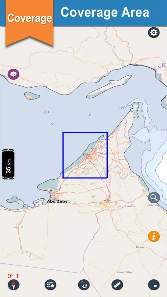 Screenshot di Boating Dubai Nautical charts