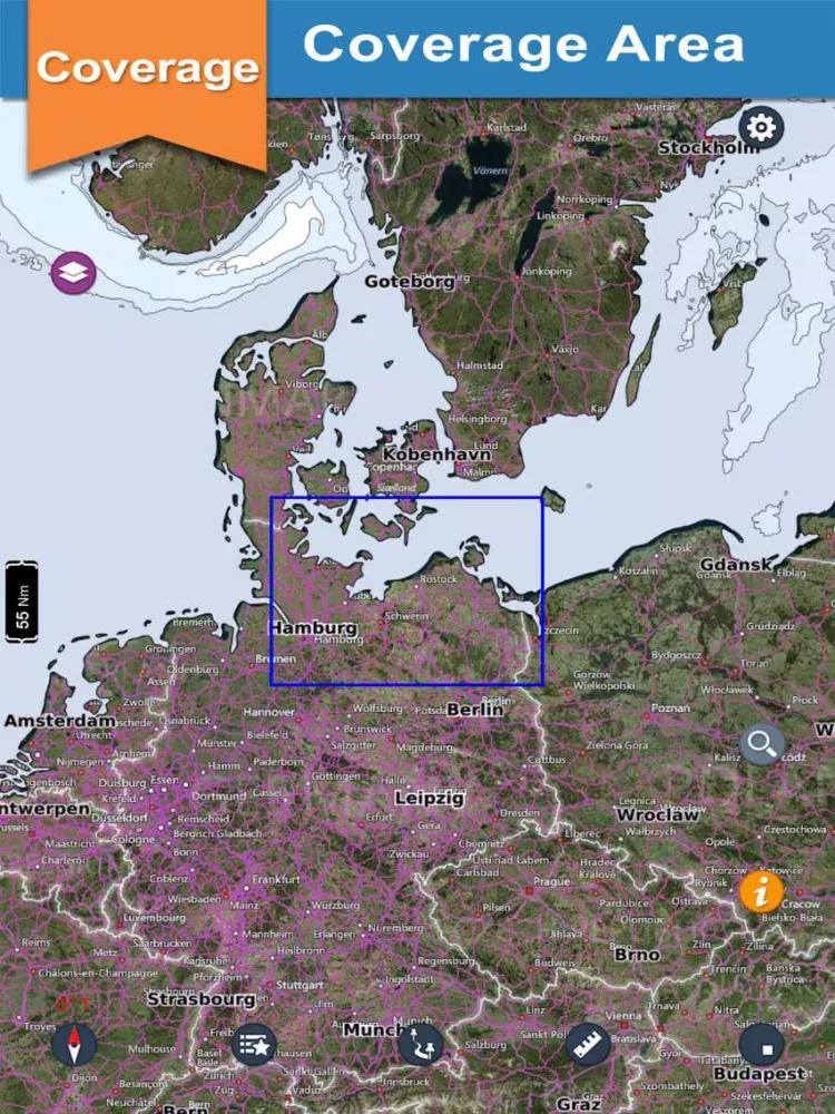 East Germany Chart For Boating iPad 應用截圖