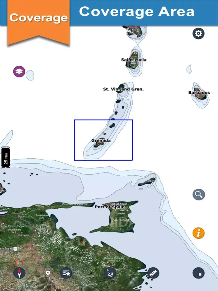 Boating Grenada Nautical Chart iPad  স্ক্রিনশট