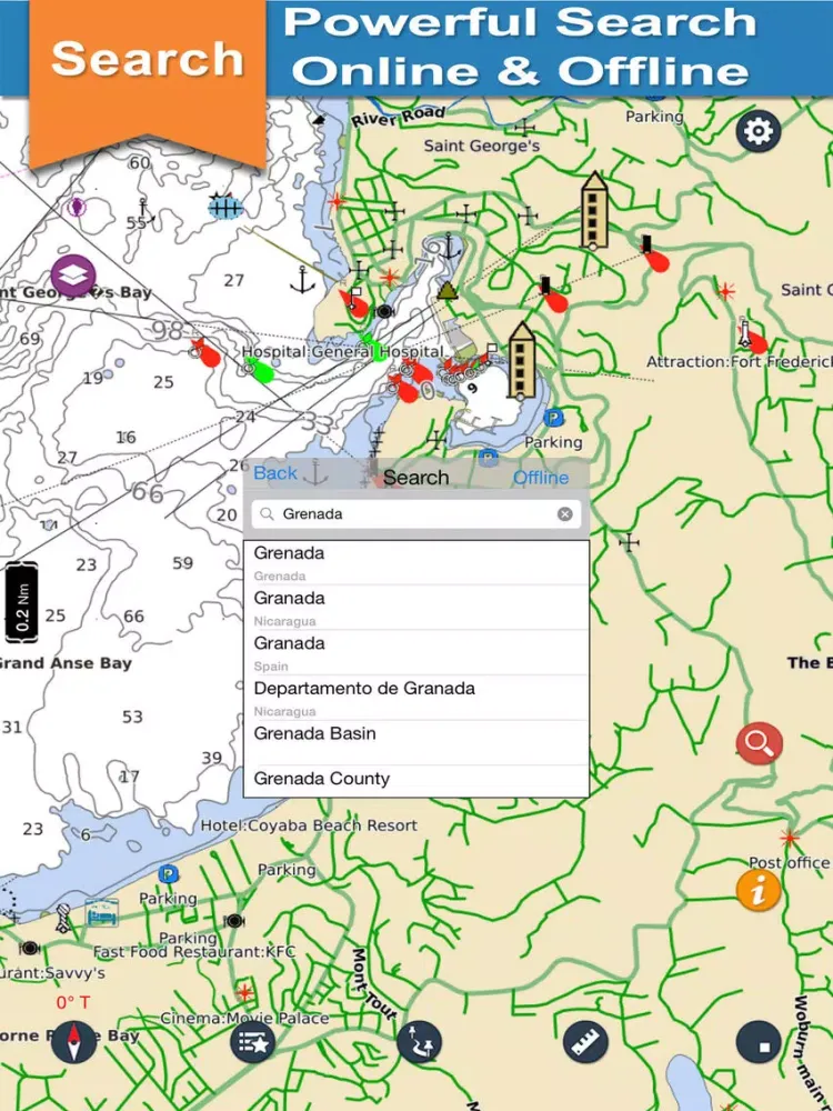 Boating Grenada Nautical Chart iPad  স্ক্রিনশট