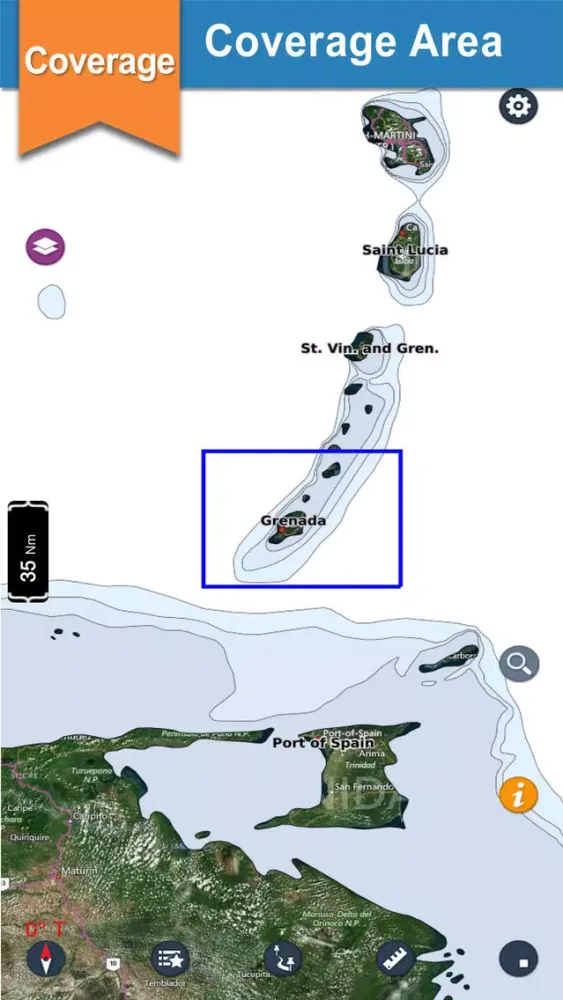 Boating Grenada Nautical Chart স্ক্রিনশট