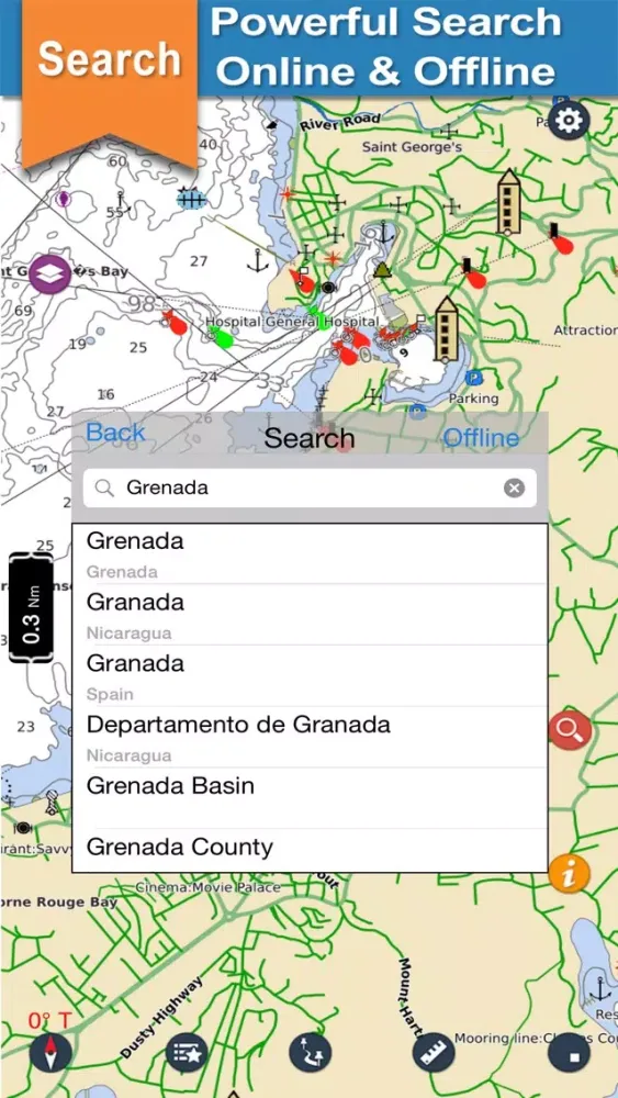 Boating Grenada Nautical Chart স্ক্রিনশট