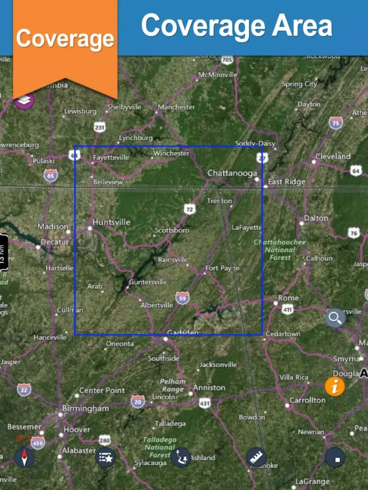 Captures d'écran de Guntersville Lake gps offline chart for boaters iPad 