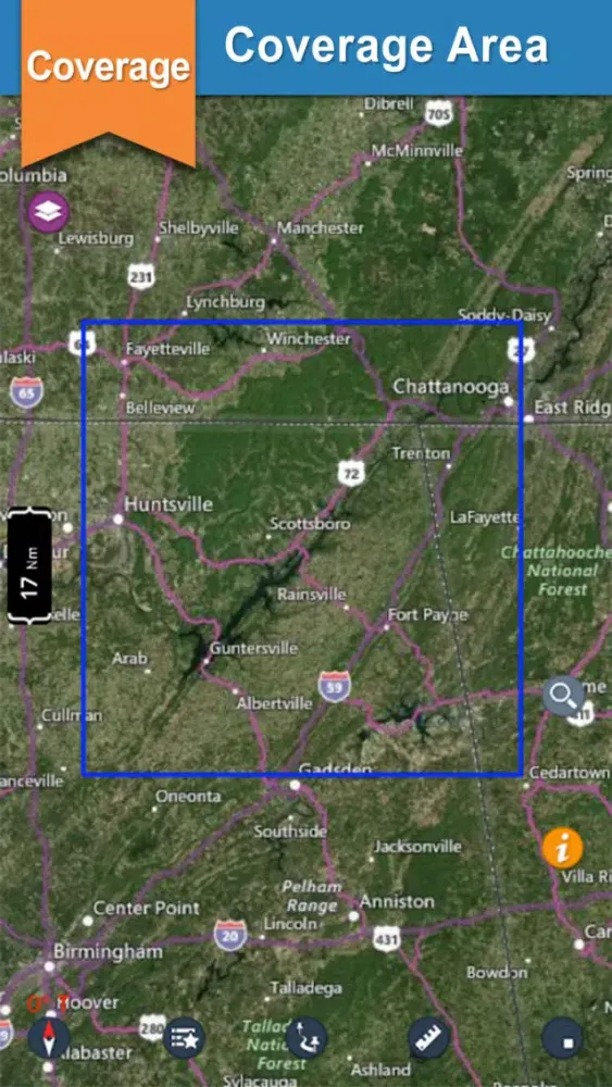 Captures d'écran de Guntersville Lake gps offline chart for boaters