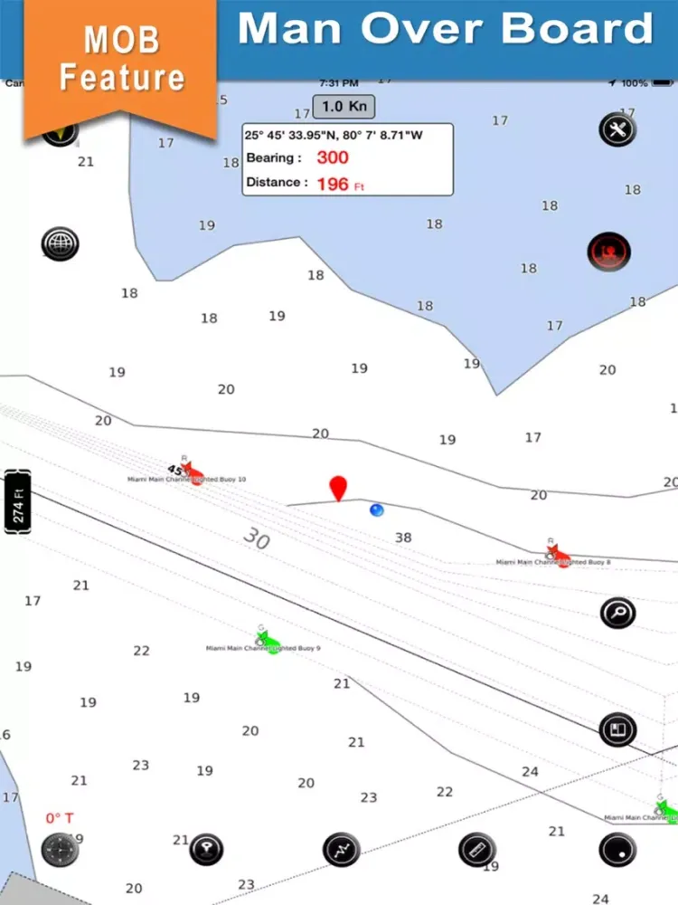 Isola Del Giglio Boating Chart iPad 应用截图