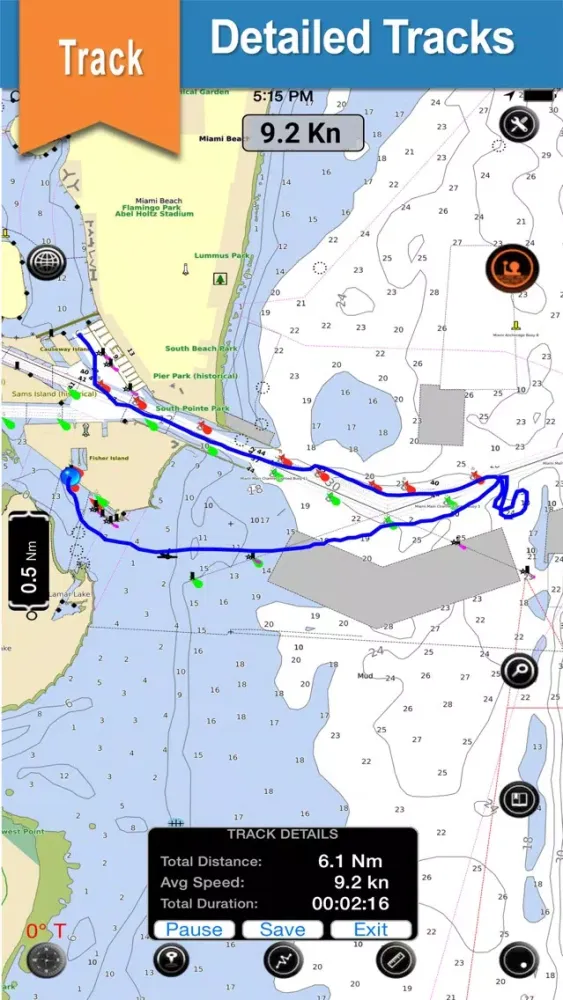 Isola Del Giglio Boating Chart应用截图