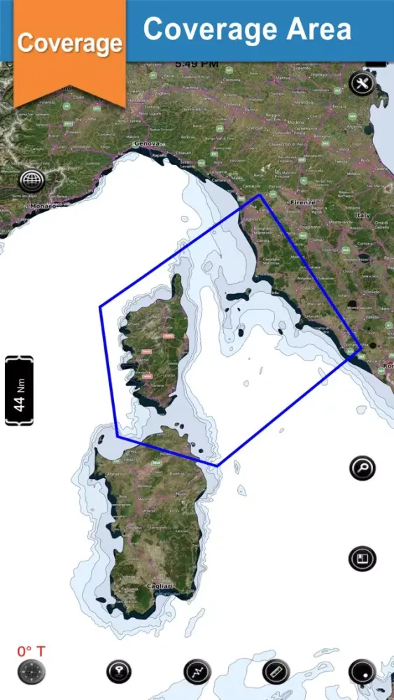 Isola Del Giglio Boating Chart应用截图