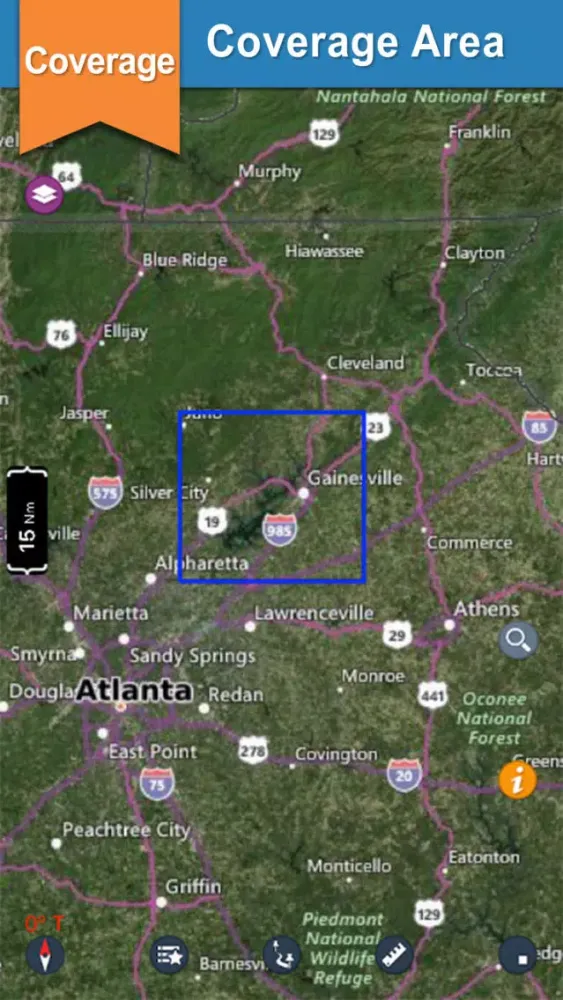 Lake Sidney Lanier gps offline chart for boaters Screenshots