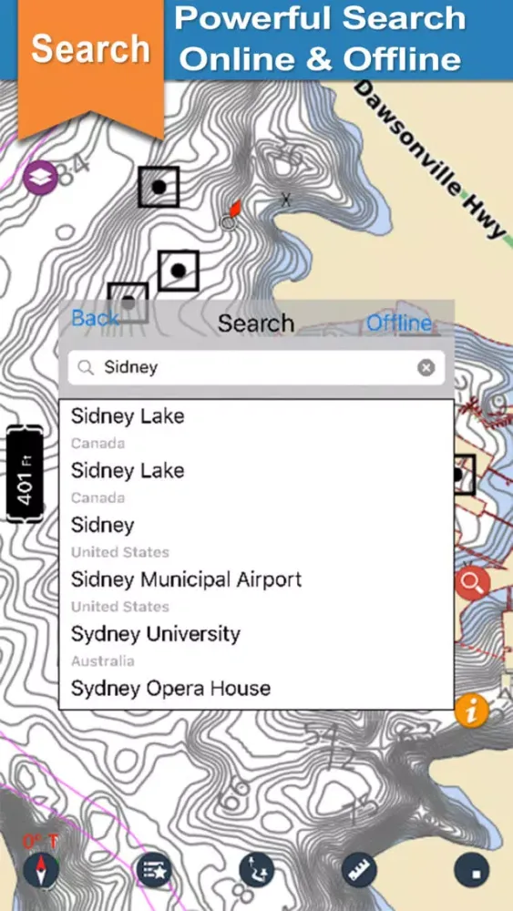 Lake Sidney Lanier gps offline chart for boaters Screenshots