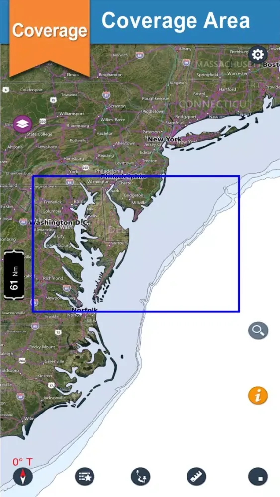 Zrzuty ekranu Boating Maryland Offline Chart