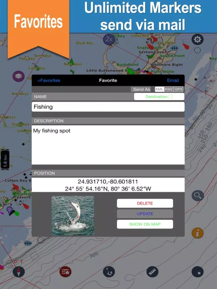 Ảnh chụp màn hình của Marine Murcia Boating Charts iPad 
