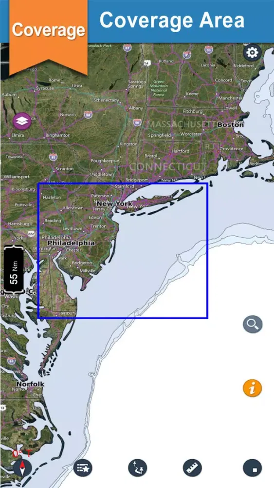 Zrzuty ekranu New Jersey Charts For Sailing