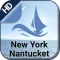 New York - Nantucket boating offline fishing chart