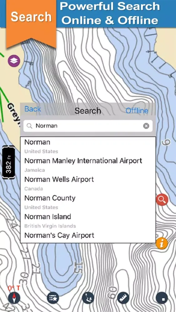 Ảnh chụp màn hình của Lake Norman gps offline nautical charts