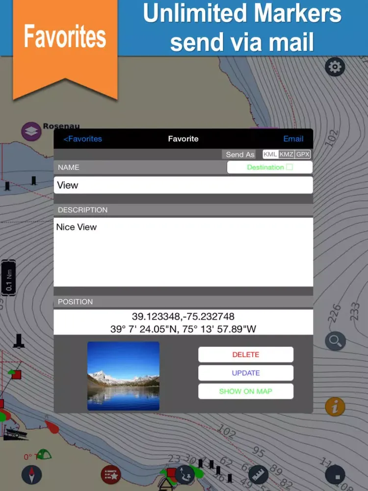Pat Mayse GPS offline chart for lake & park trails iPad  স্ক্রিনশট