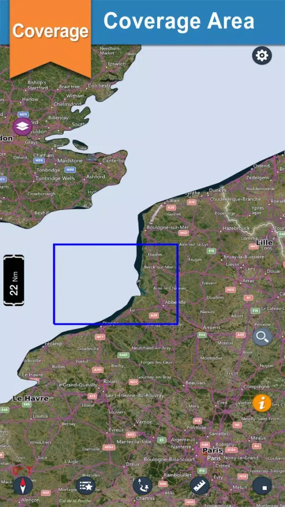 Boating Picardy Nautical Chart スクリーンショット