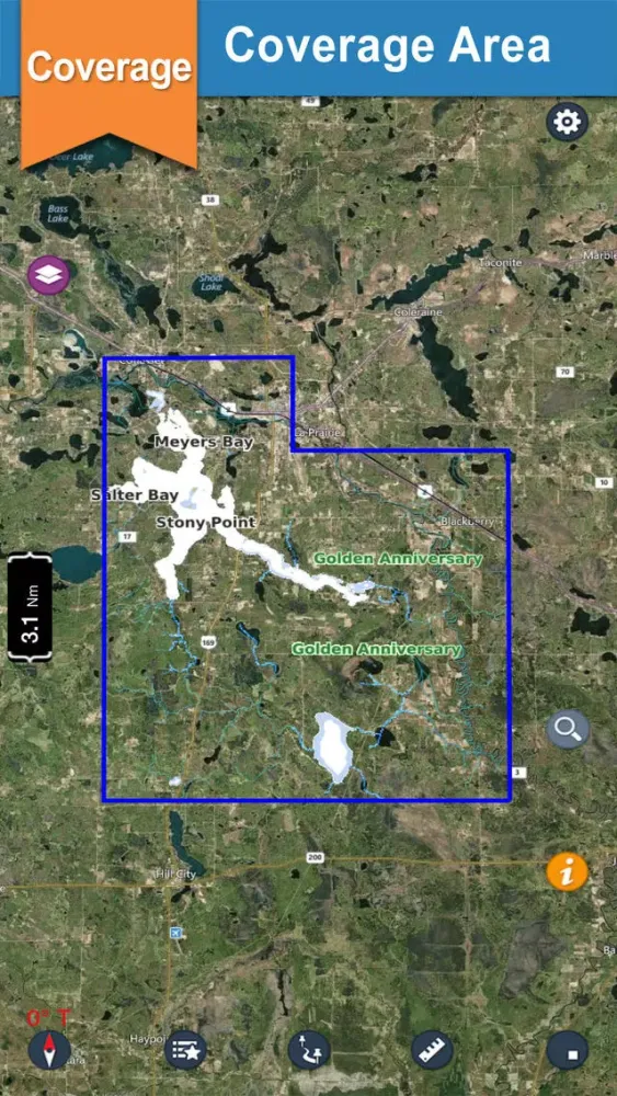 Pokegama lake & Golden Anniversary park gps trails Ekran Görüntüleri