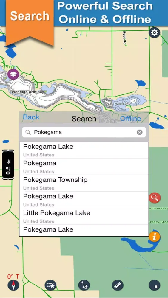 Pokegama lake & Golden Anniversary park gps trails Ekran Görüntüleri