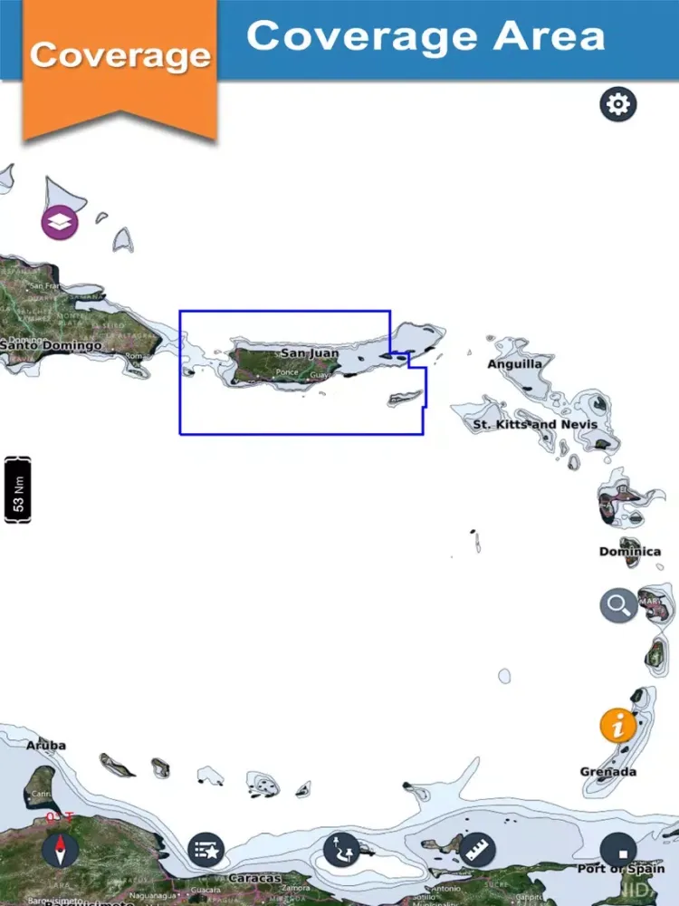 Puerto Rico GPS Nautical Chart iPad  Screenshots