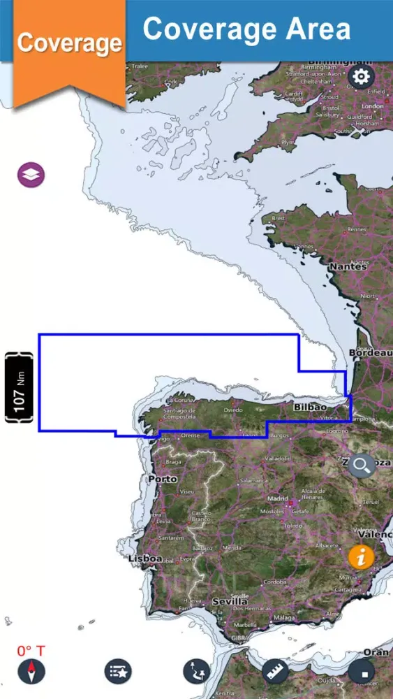 تصاویر Spain Atlantic Nautical Charts