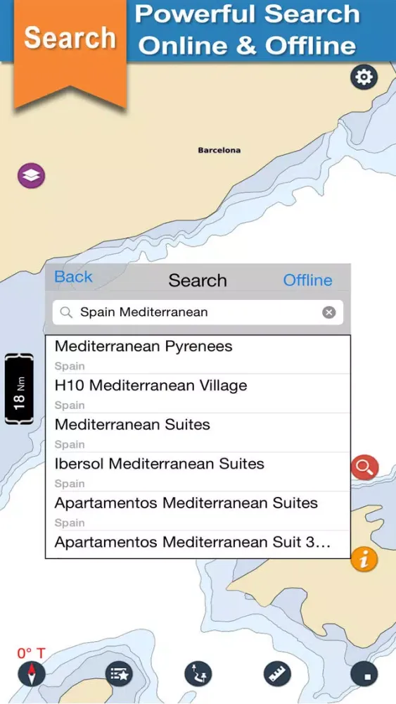 Скриншоты Spain Mediterranean Charts