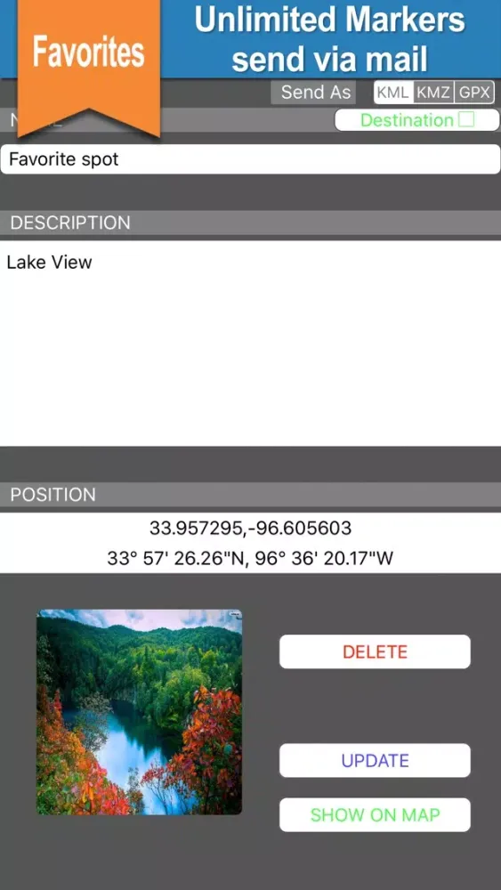 Capturas de tela do Lake Texoma gps offline nautical chart for boaters