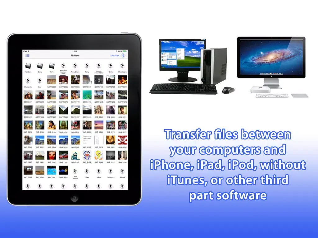 BlueDisk - File manager to share everything in Bluetooth iPad  Ekran Görüntüleri
