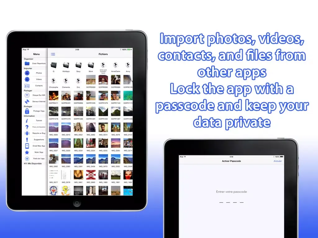BlueDisk - File manager to share everything in Bluetooth iPad  Ekran Görüntüleri