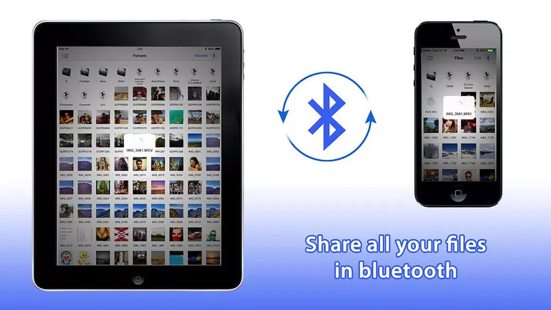 BlueDisk - File manager to share everything in Bluetooth Ekran Görüntüleri