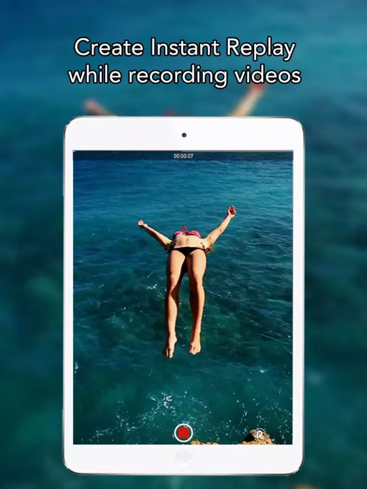 Ảnh chụp màn hình của Instant Replay - Create instant replay while recording, and editing your videos iPad 