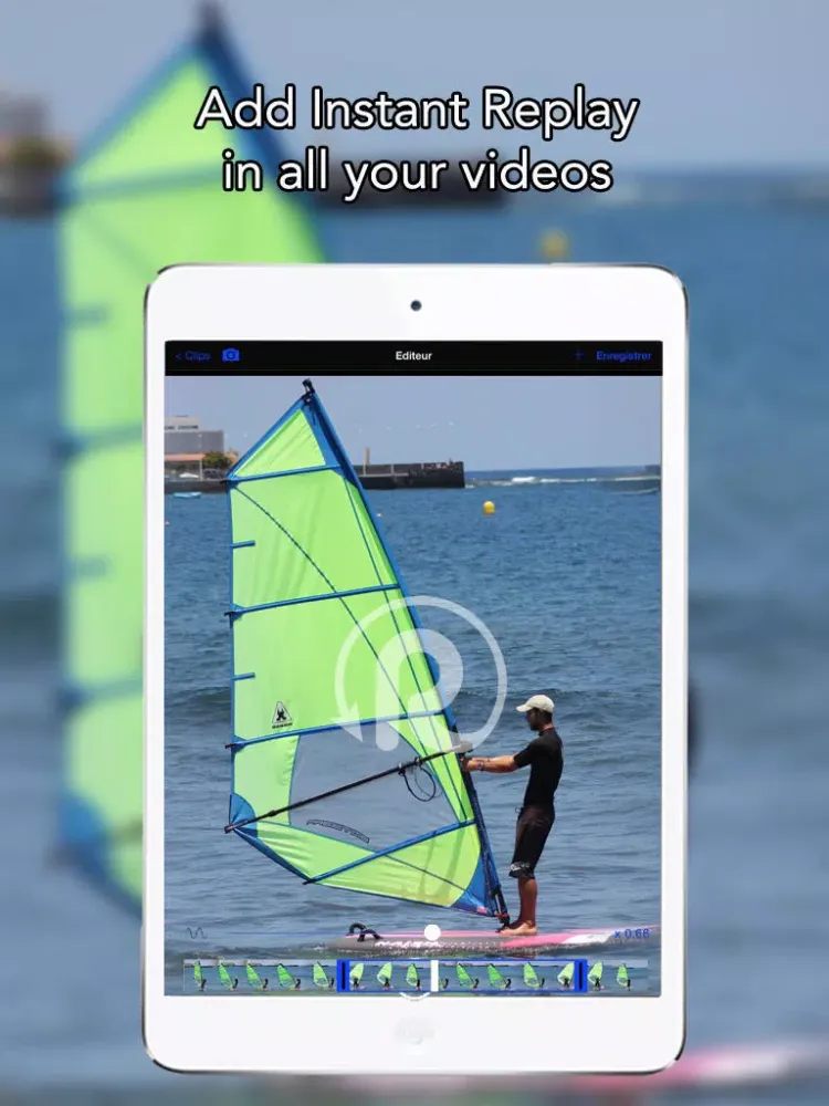 Ảnh chụp màn hình của Instant Replay - Create instant replay while recording, and editing your videos iPad 