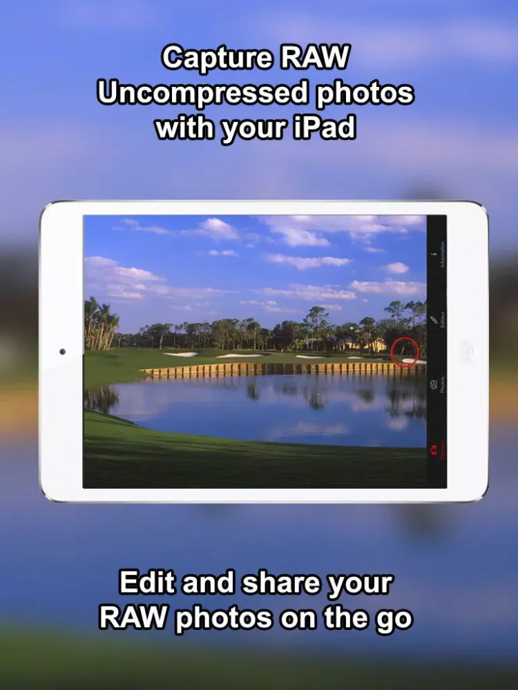 RAW - Capture & Edit Uncompressed/RAW Photos iPad 应用截图